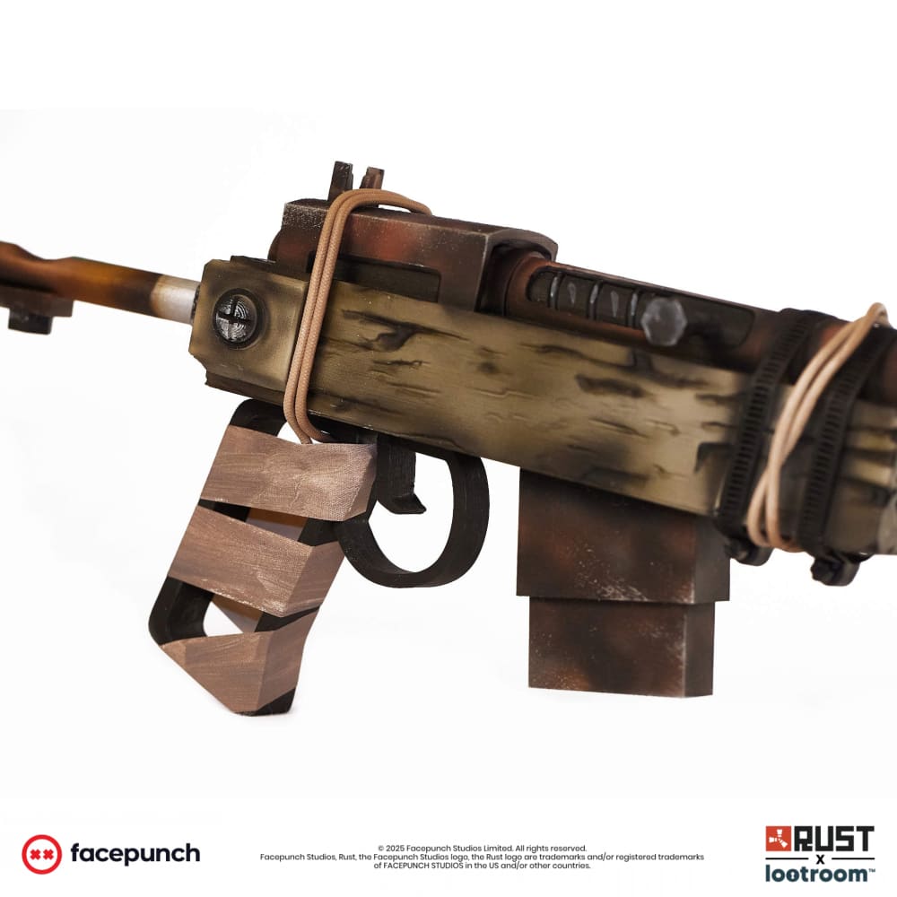 rust lifesize semi automatic sar skin prop cosplay gaming room decoration