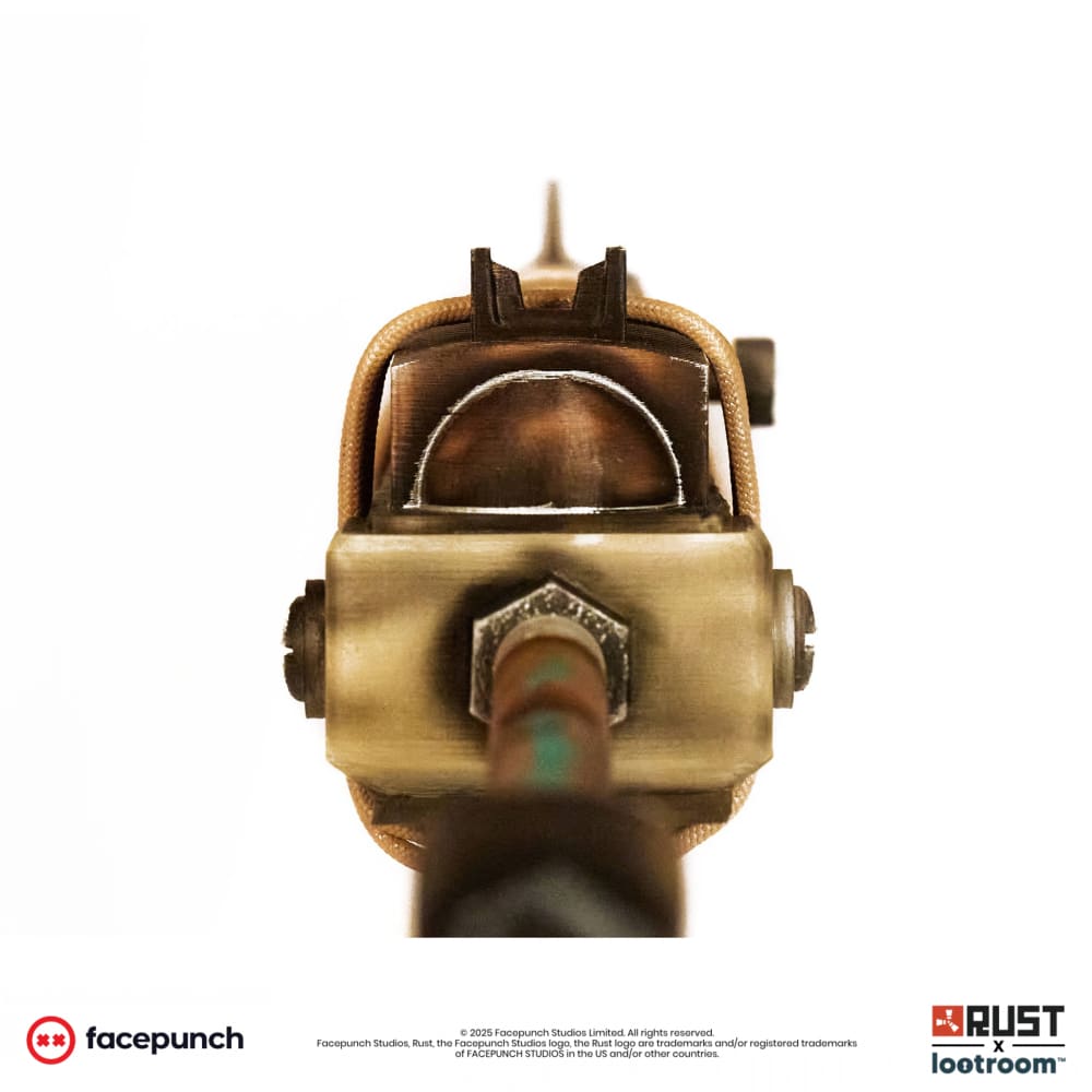 rust lifesize semi automatic sar skin prop cosplay gaming room decoration