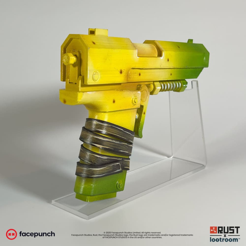 rust lifesize p2 pistol SAPnana skin prop cosplay gaming room decoration