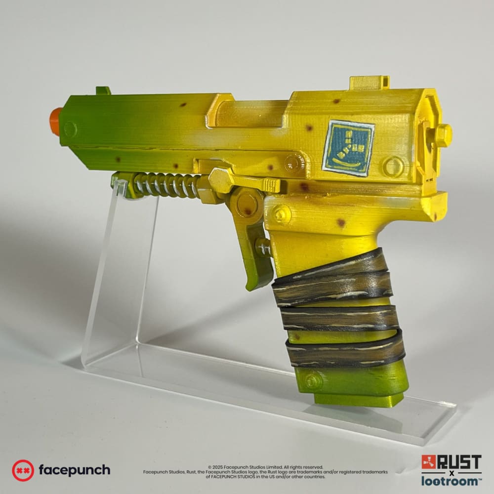 rust lifesize p2 pistol SAPnana skin prop cosplay gaming room decoration