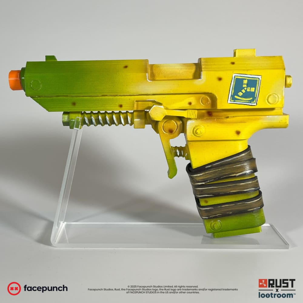 rust lifesize p2 pistol SAPnana skin prop cosplay gaming room decoration