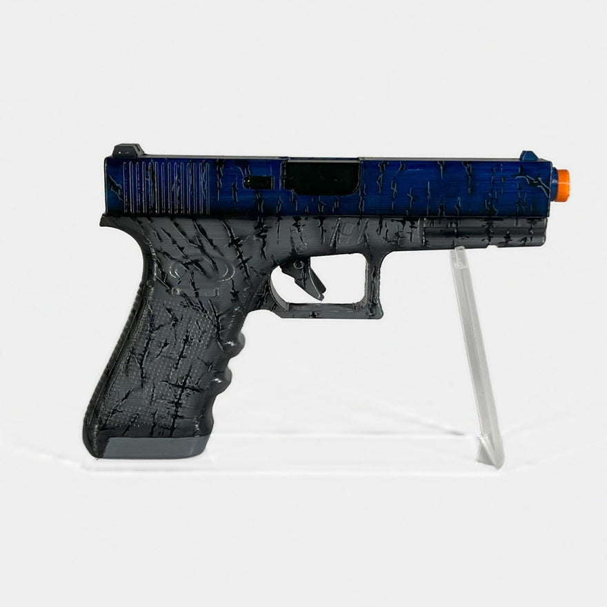 Glock-18 Blue Fissure de CS2, réplica a tamaño real pintada a mano