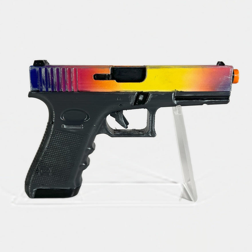 Glock-18 Fade de CS2, réplica a tamaño real pintada a mano