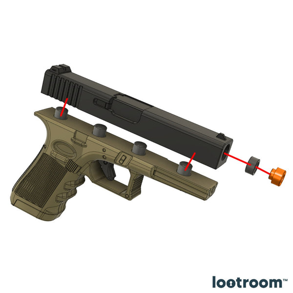 Fichiers STL 3D de la Glock-18