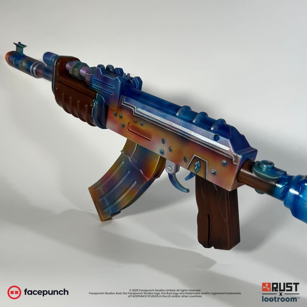 Rust Blue Gem Skin AK
