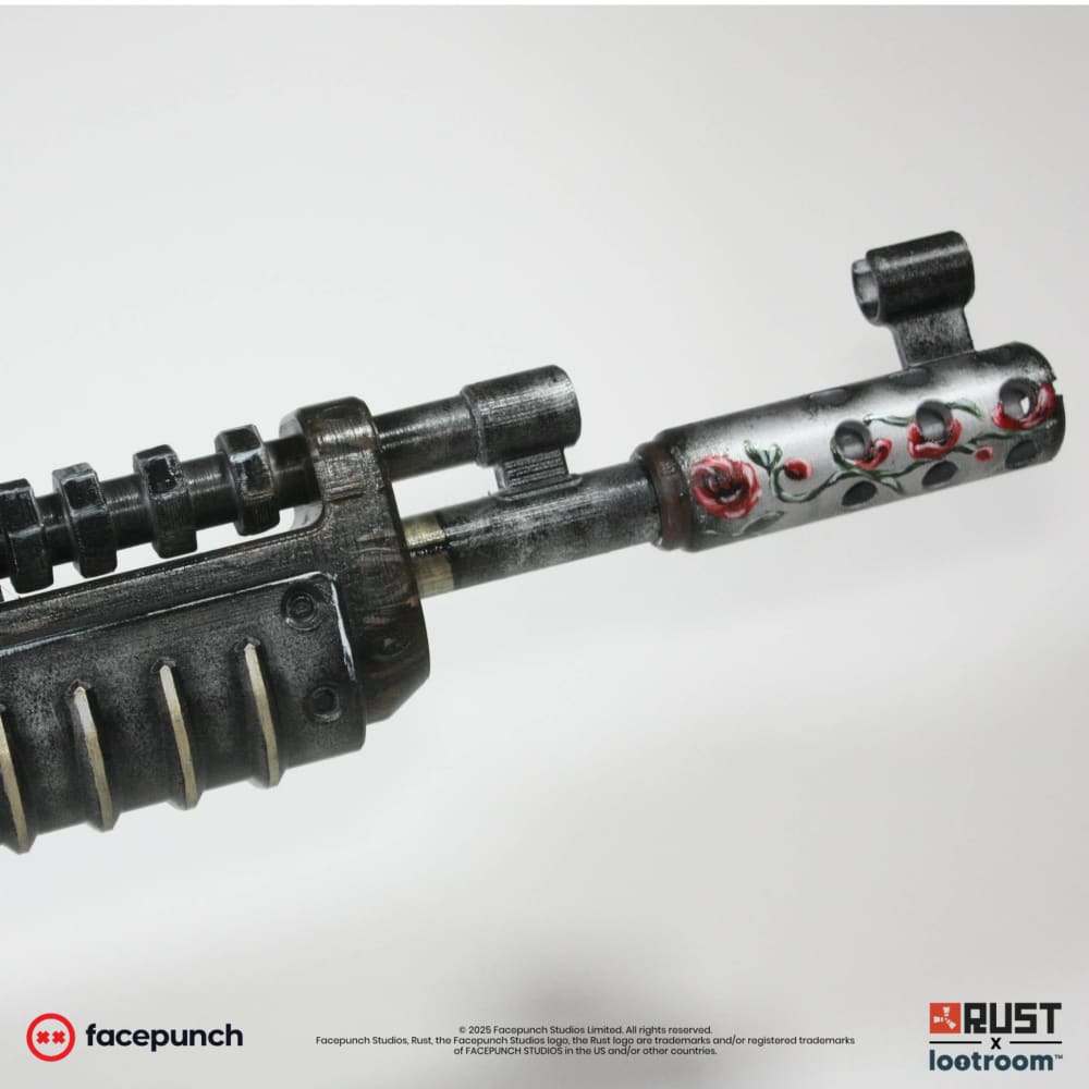 rust lifesize assault rifle ar ak eltk skin prop cosplay gaming room decoration