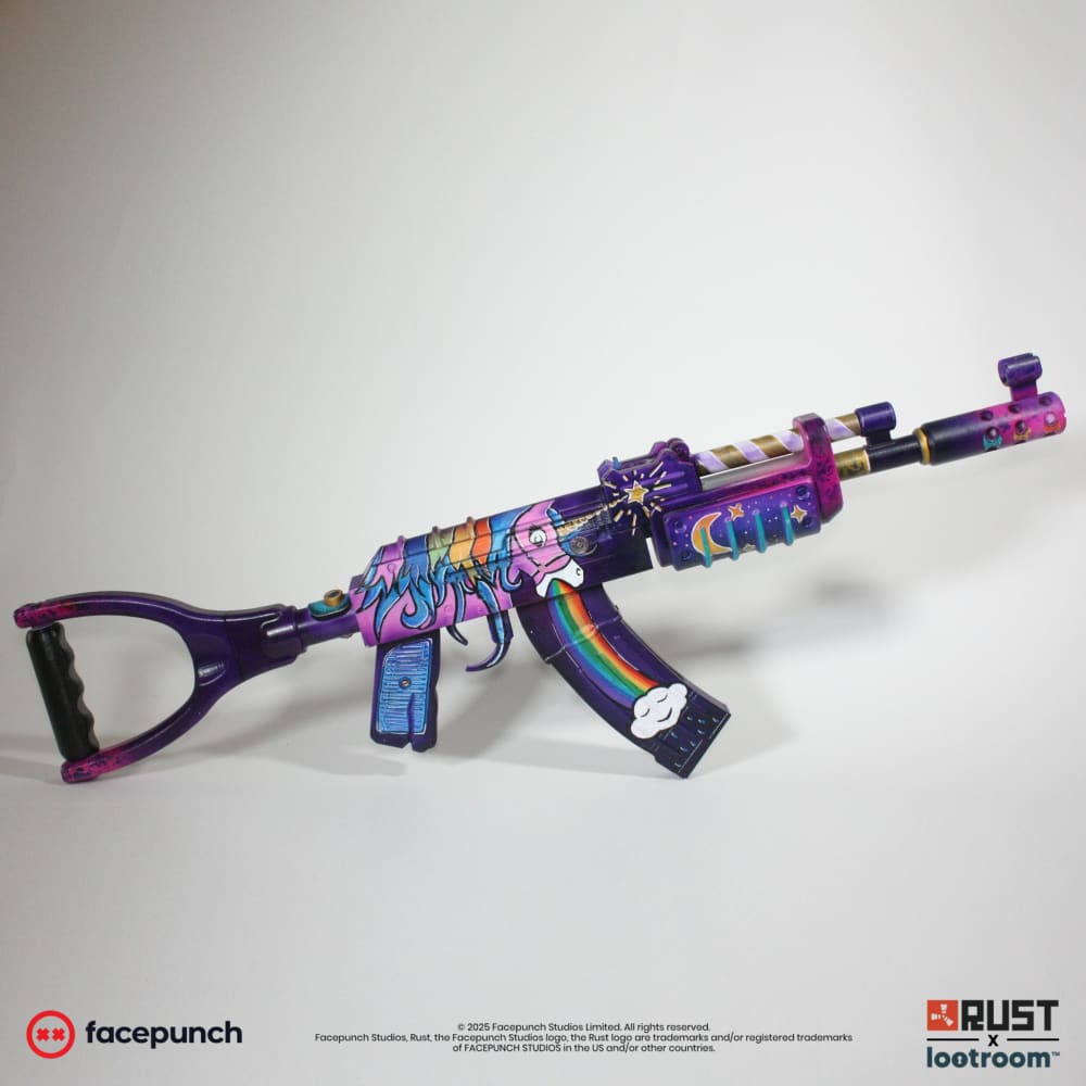 Official Rust Merchandise | Lifesize Rainbow Pony Skin | free shipping