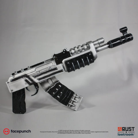 rust lifesize assault rifle ar ak tacularr skin prop cosplay gaming room decoration