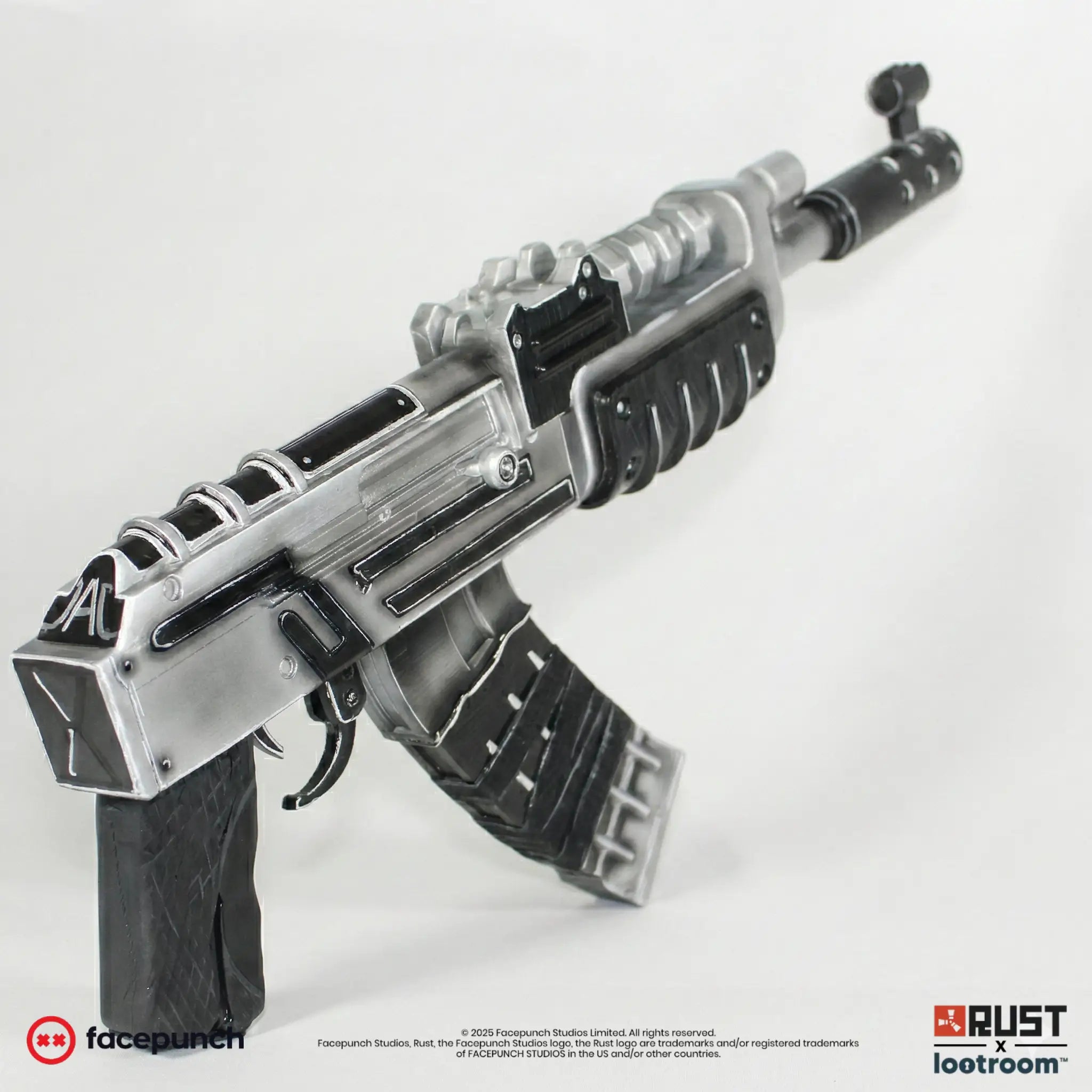 rust lifesize assault rifle ar ak tacularr skin prop cosplay gaming room decoration