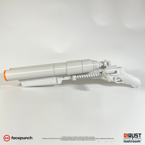 Double Barrel de Rust – réplique grandeur nature (DIY, non peinte)