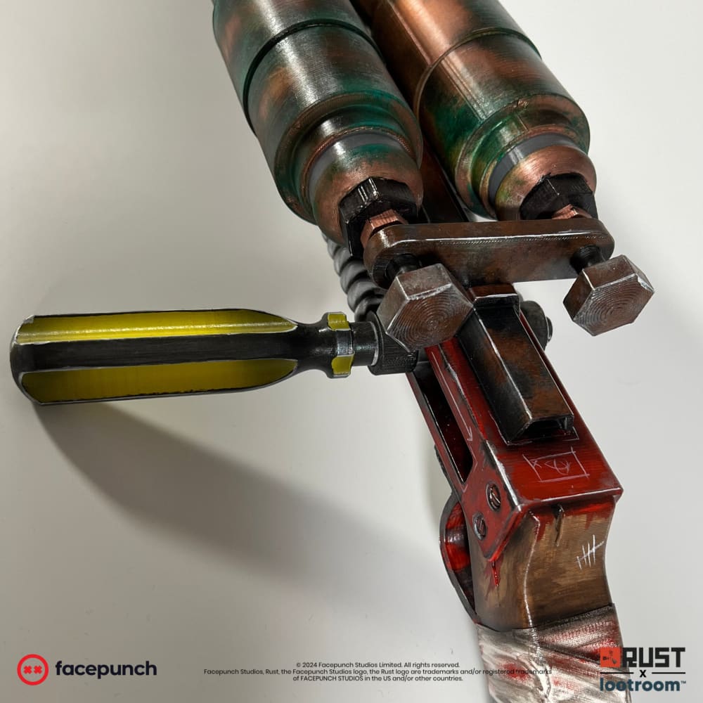 Rust Double Barrel Prop | Lifesize | Official Rust Merchandise