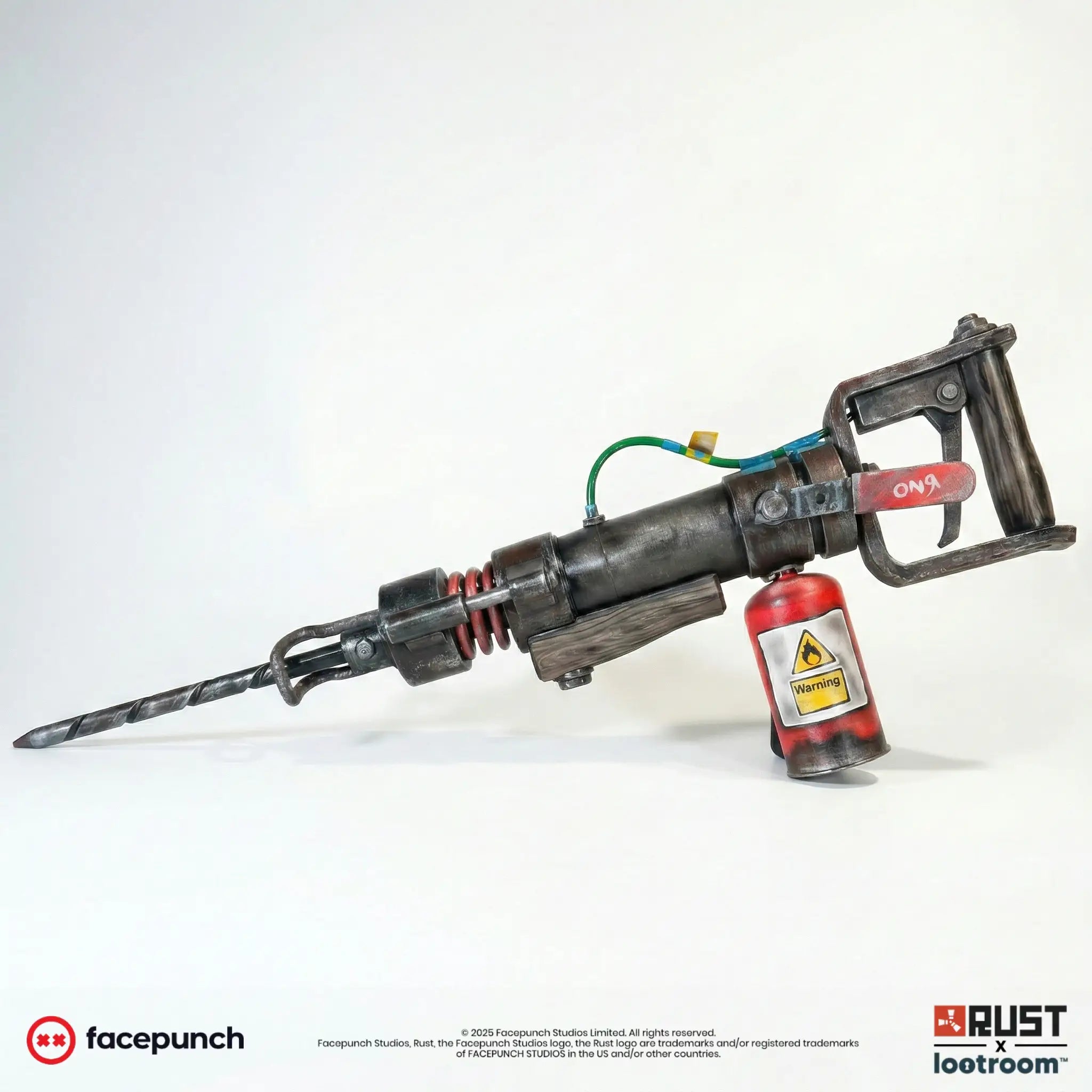 rust game lifesize jackhammer gameroom decoration prop cosplay gaming gift