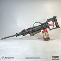 rust lifesize jackhammer gameroom decoration prop cosplay