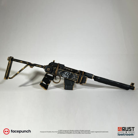 rust lifesize semi automatic sar anthric skin prop cosplay gaming room decoration