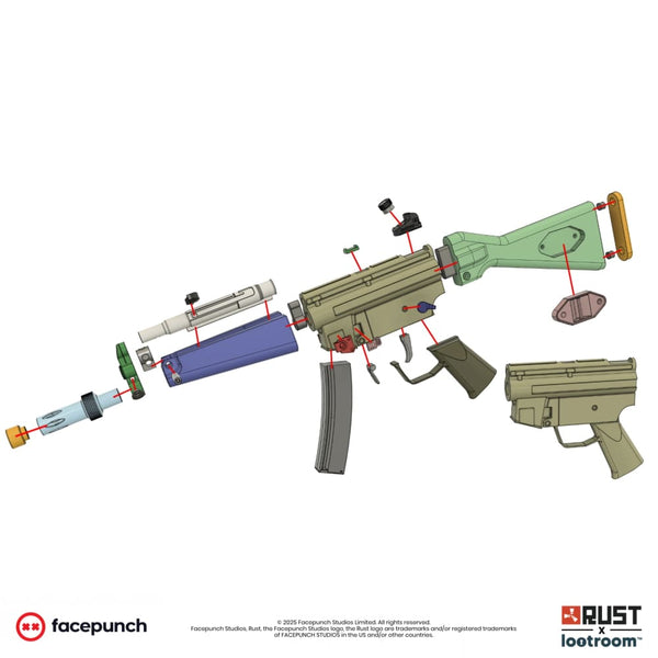 Rust MP5 3D-STL-Dateien