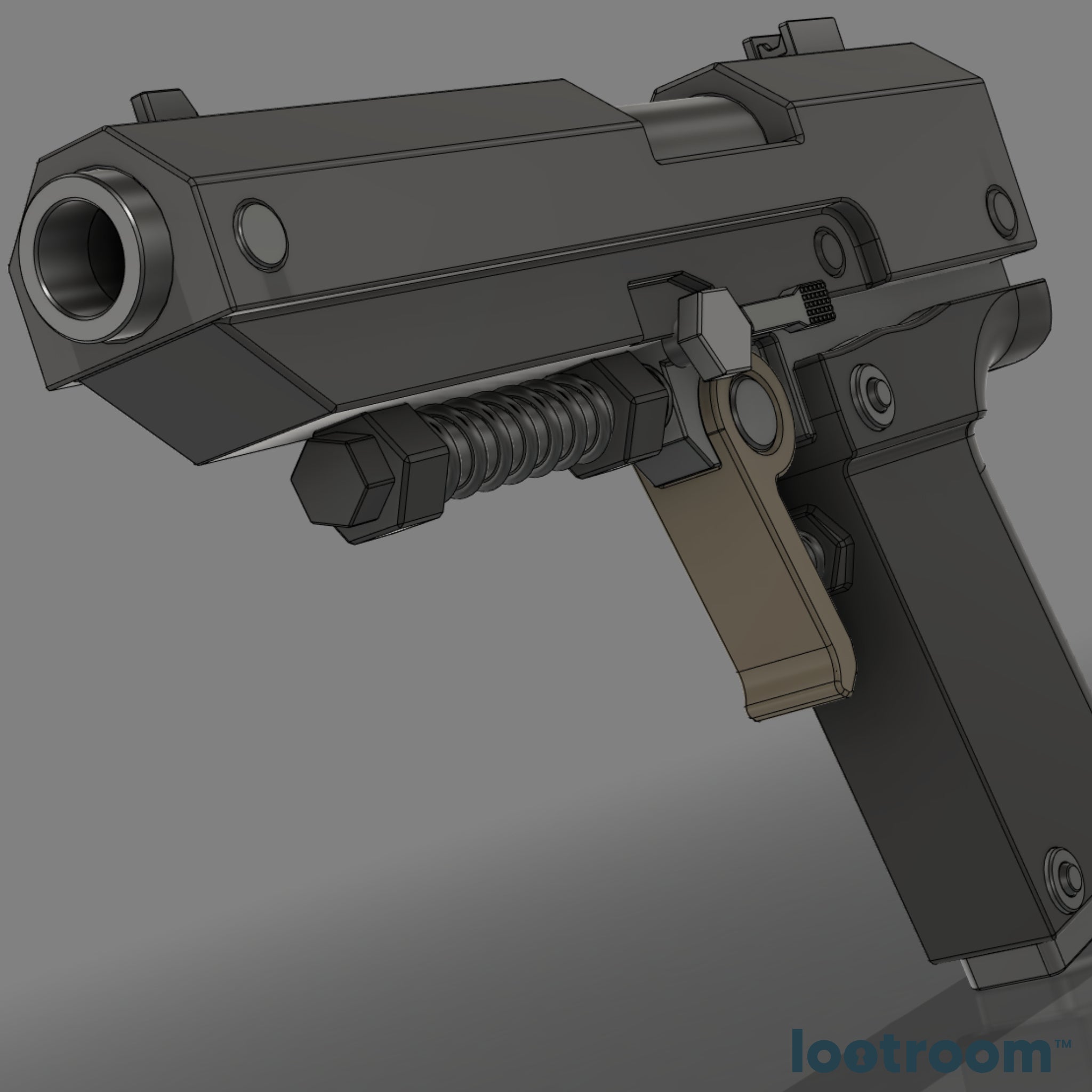 Rust P2 3D print file | STL File | instant download | gamer gift