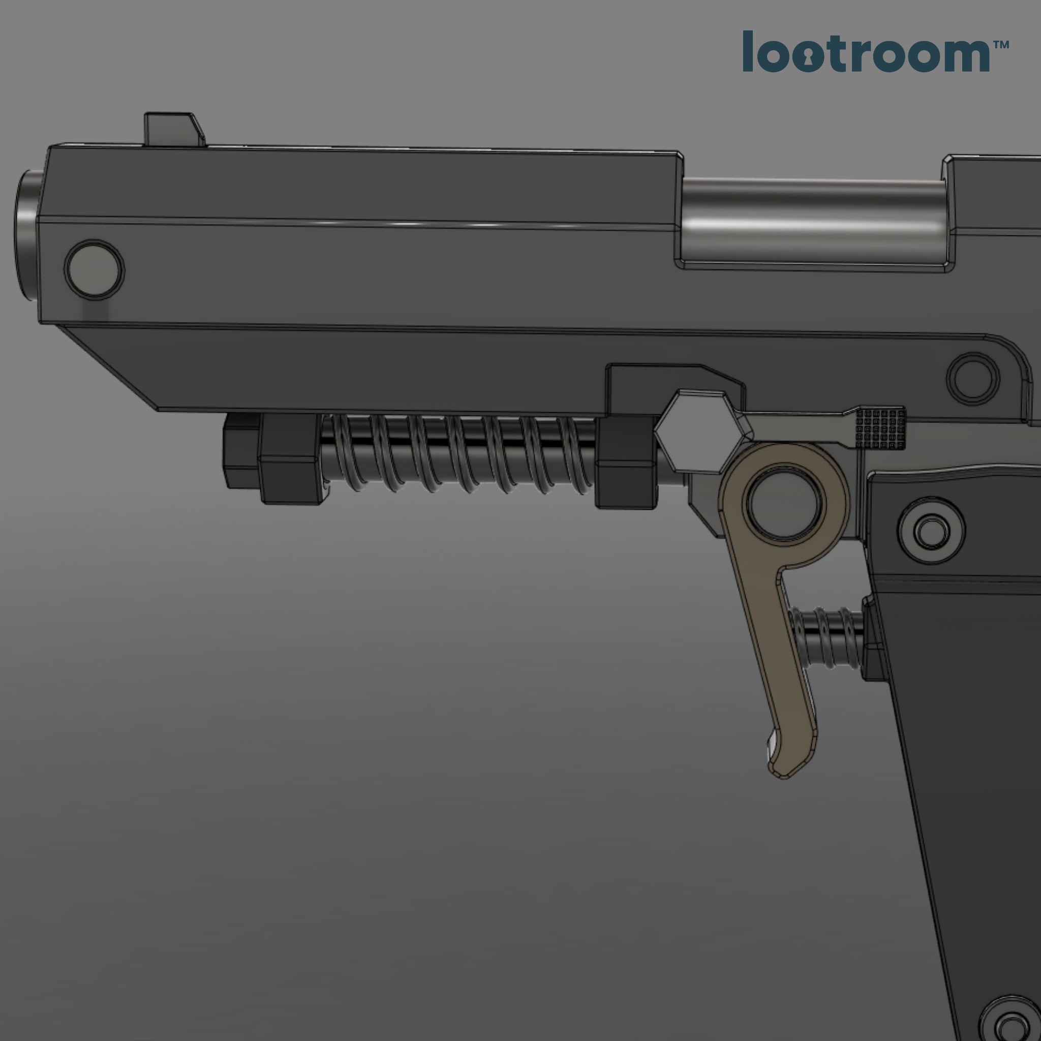 Rust P2 3D print file | STL File | instant download | gamer gift