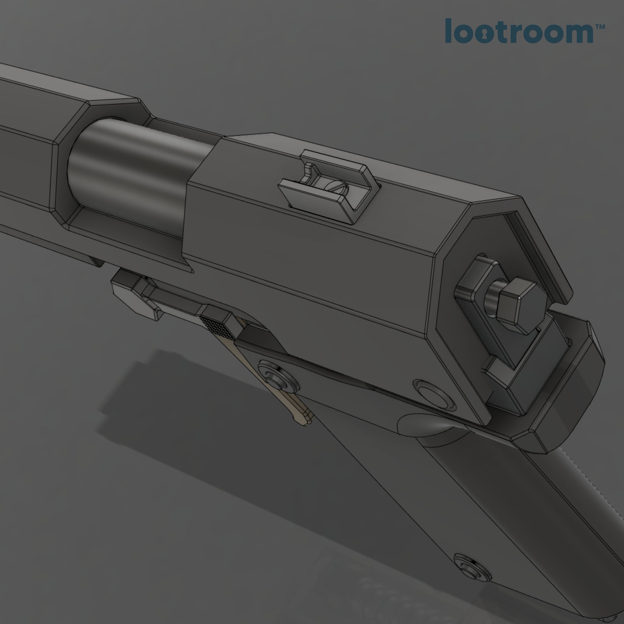 Rust P2 3D print file | STL File | instant download | gamer gift