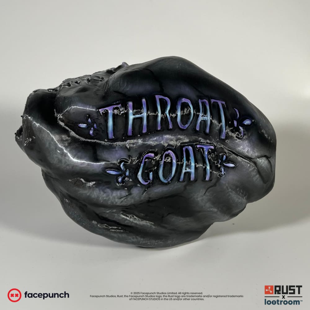rust lifesize rock throat skin prop cosplay gaming room decoration