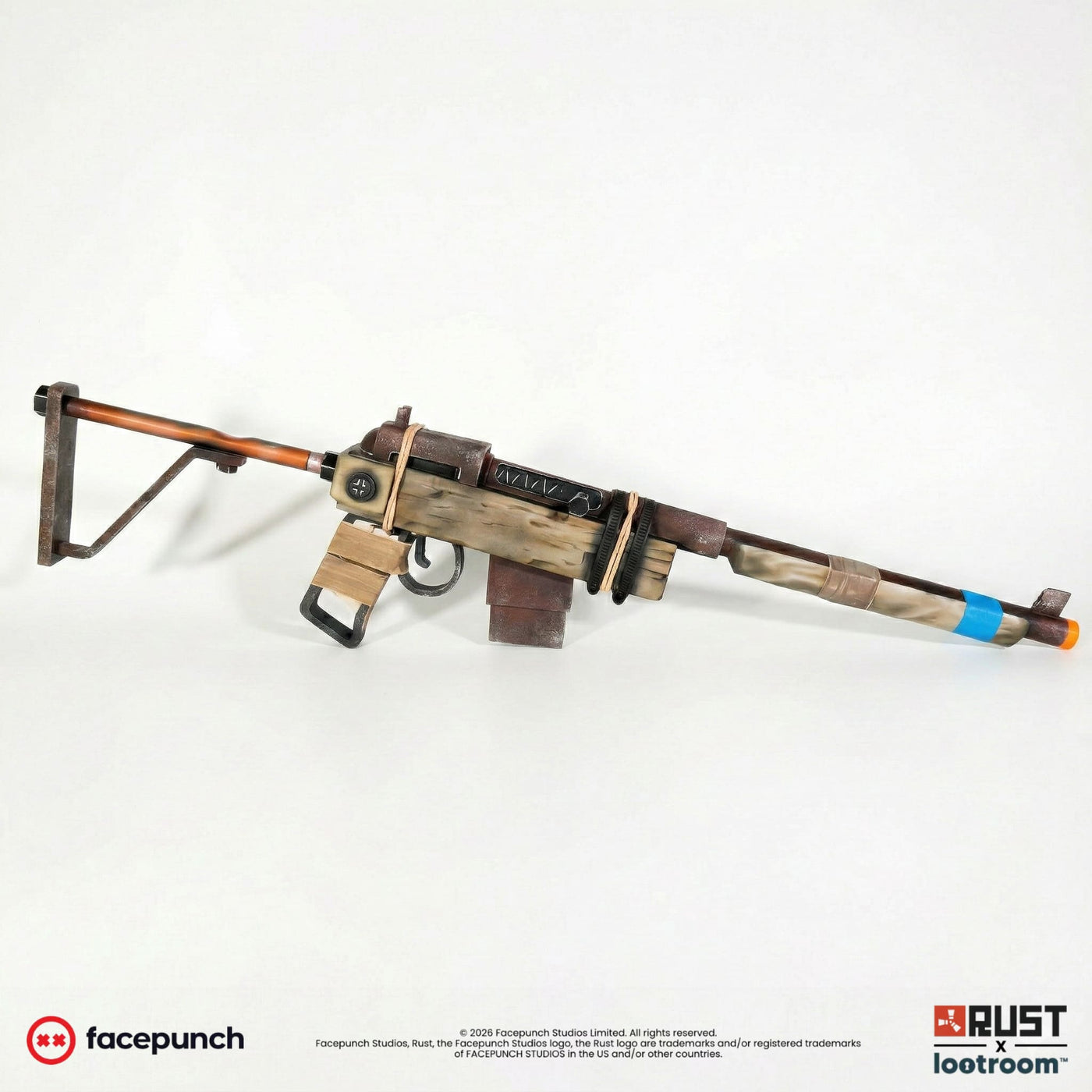 The hand-painted Default Skin SAR built from these STL files, 75cm assembled.