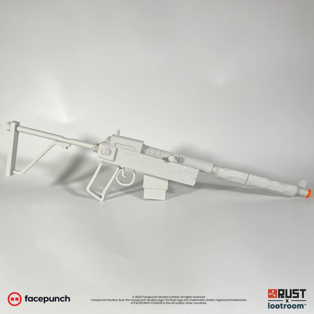 The Rust SAR printed from these STL files and left unpainted, seen from the side.
