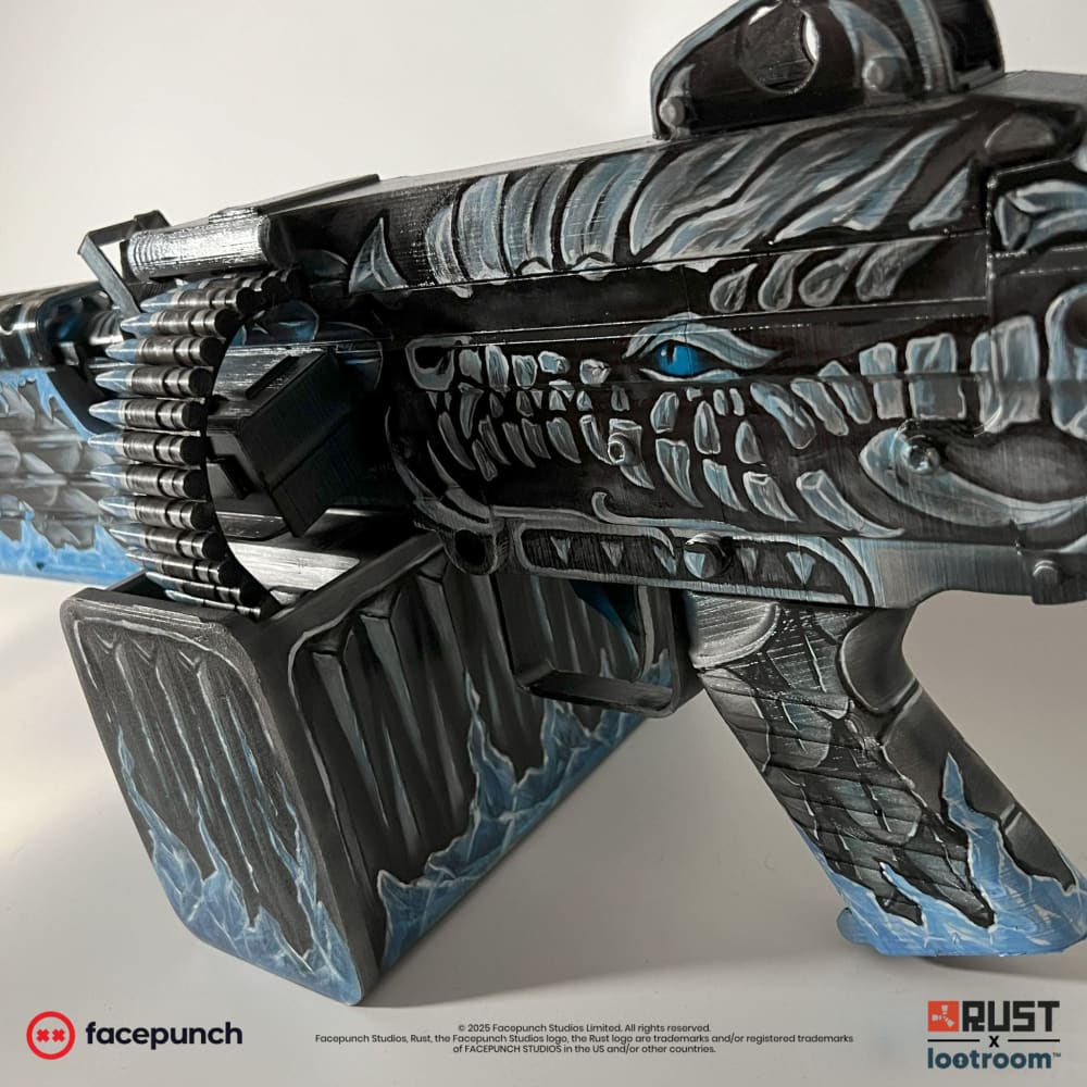 Rust M249 Frost Skin | Lifesize | Official Rust Merchandise