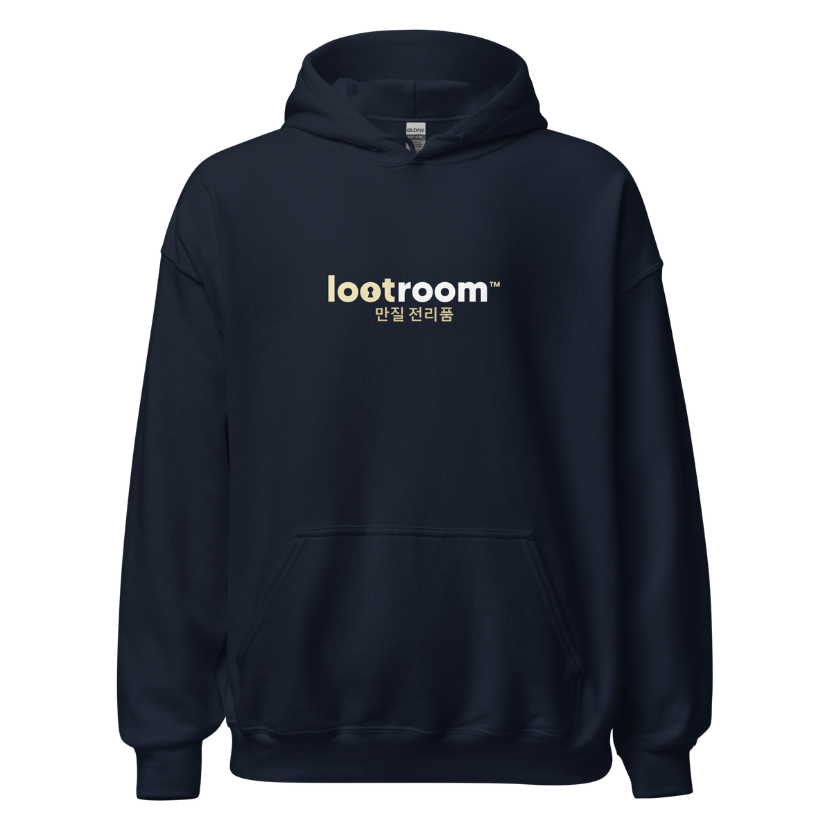 Lootroom Korean hoodie in navy