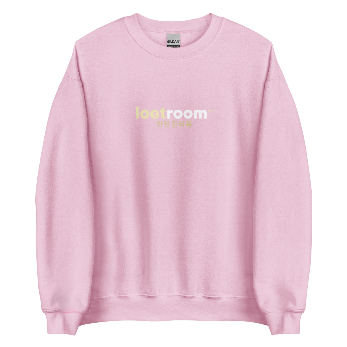 Lootroom Korean sweatshirt in light pink