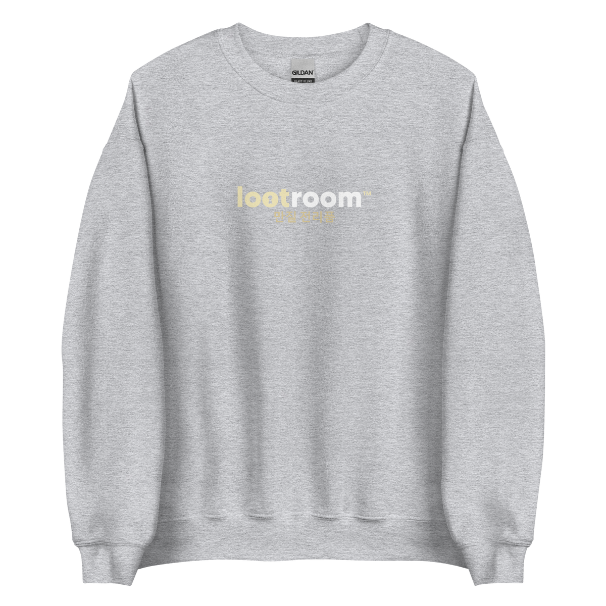 Lootroom Korean sweatshirt in sport grey
